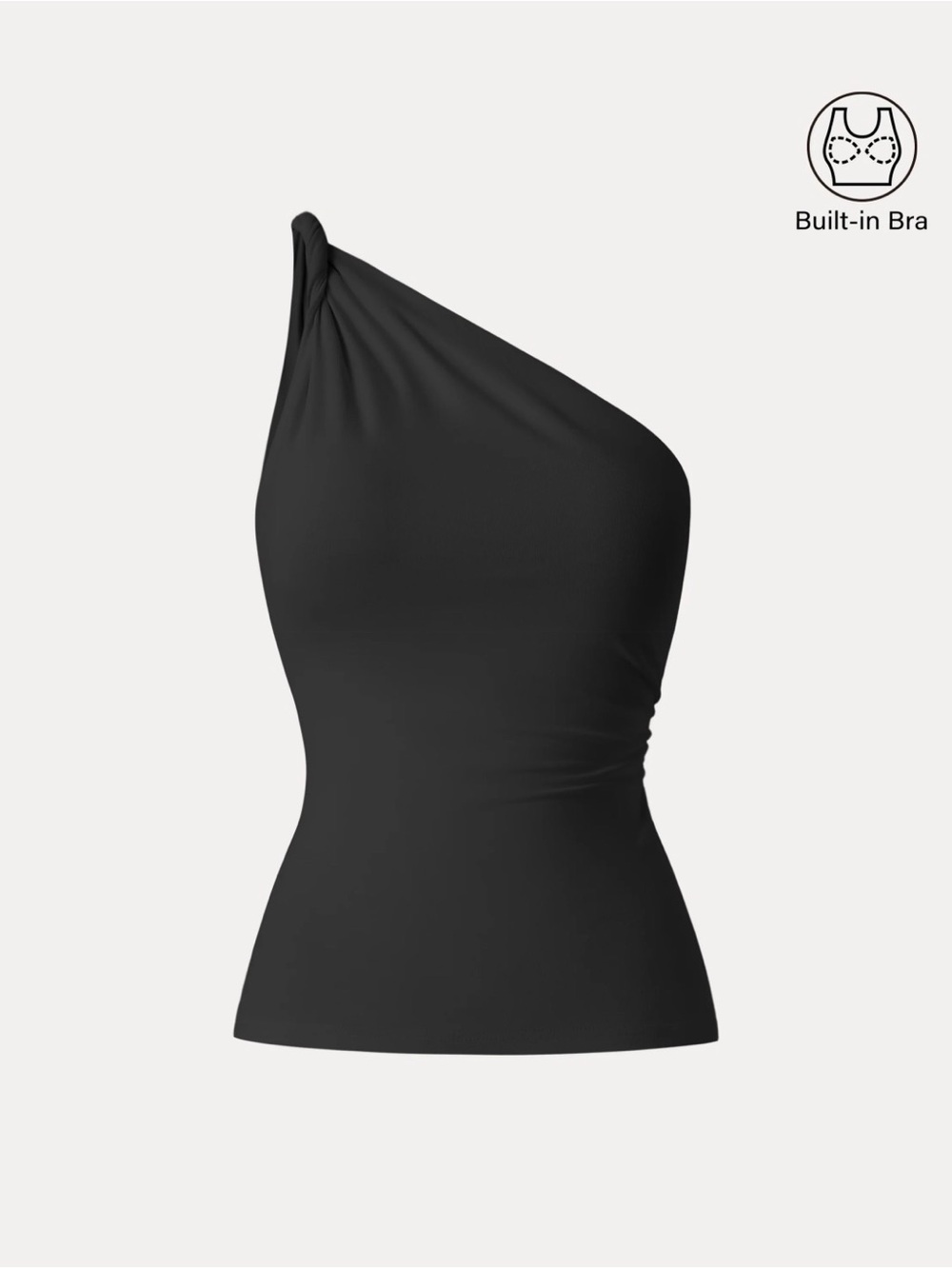 OGL One Shoulder Twisted Bra Tank